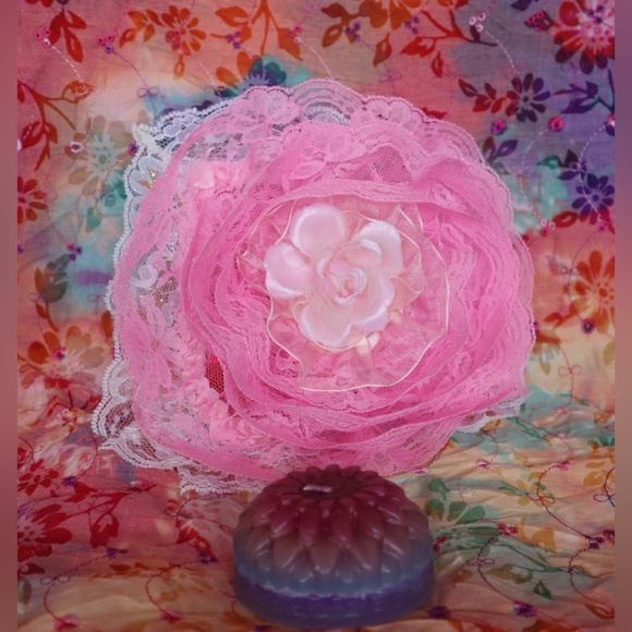 Hand Crafted Cherry Blossom &Rose Scented Pillow&Gypsy BottleSet - Picture 10 of 14